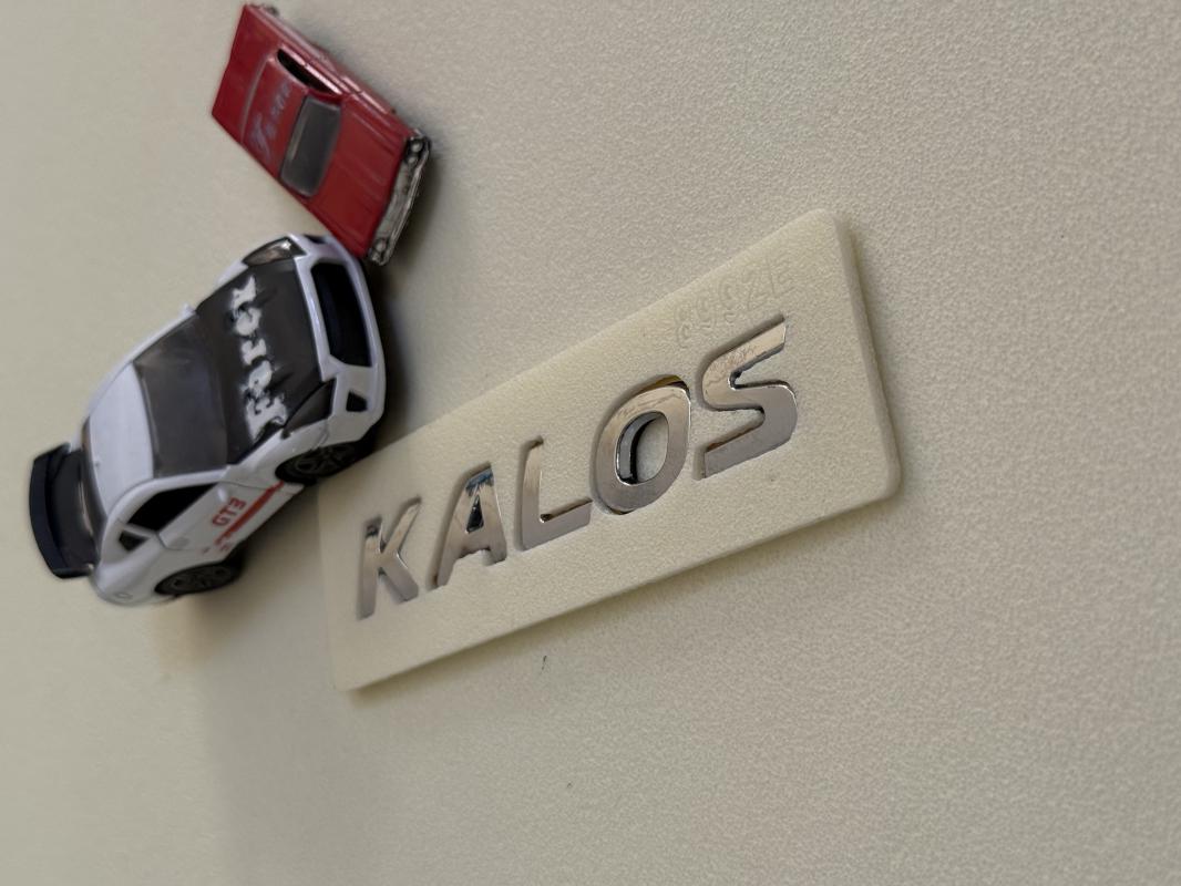 Kalos Krom Bagaj Yazısı 3M 3D ABS