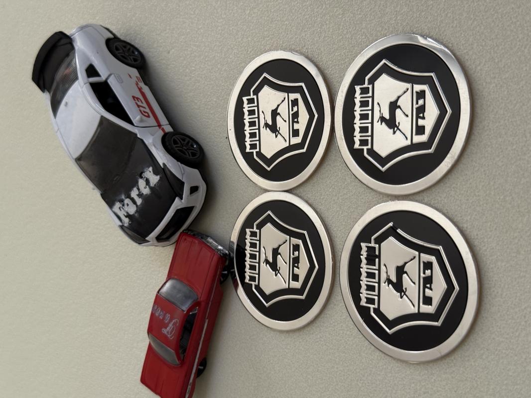 GAZ Jant Arması Stickerı 4’lü Set 3M 3D ABS