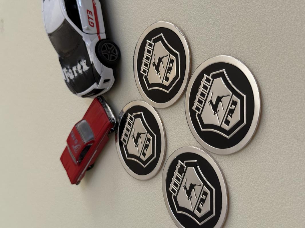 GAZ Jant Arması Stickerı 4’lü Set 3M 3D ABS