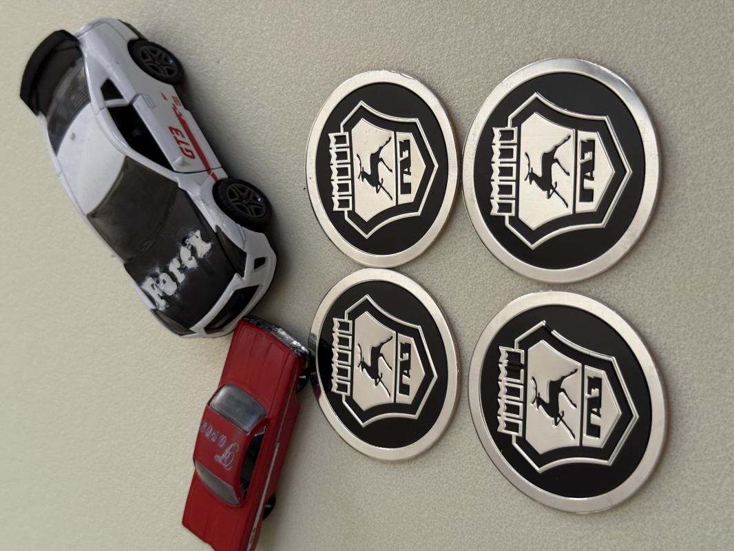 GAZ Jant Arması Stickerı 4’lü Set 3M 3D ABS