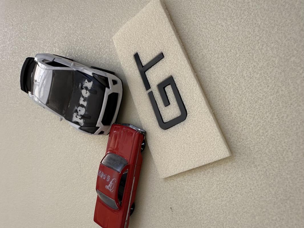 GT ( Peugeot ) Monogram Bagaj Yazısı 3M 3D ABS
