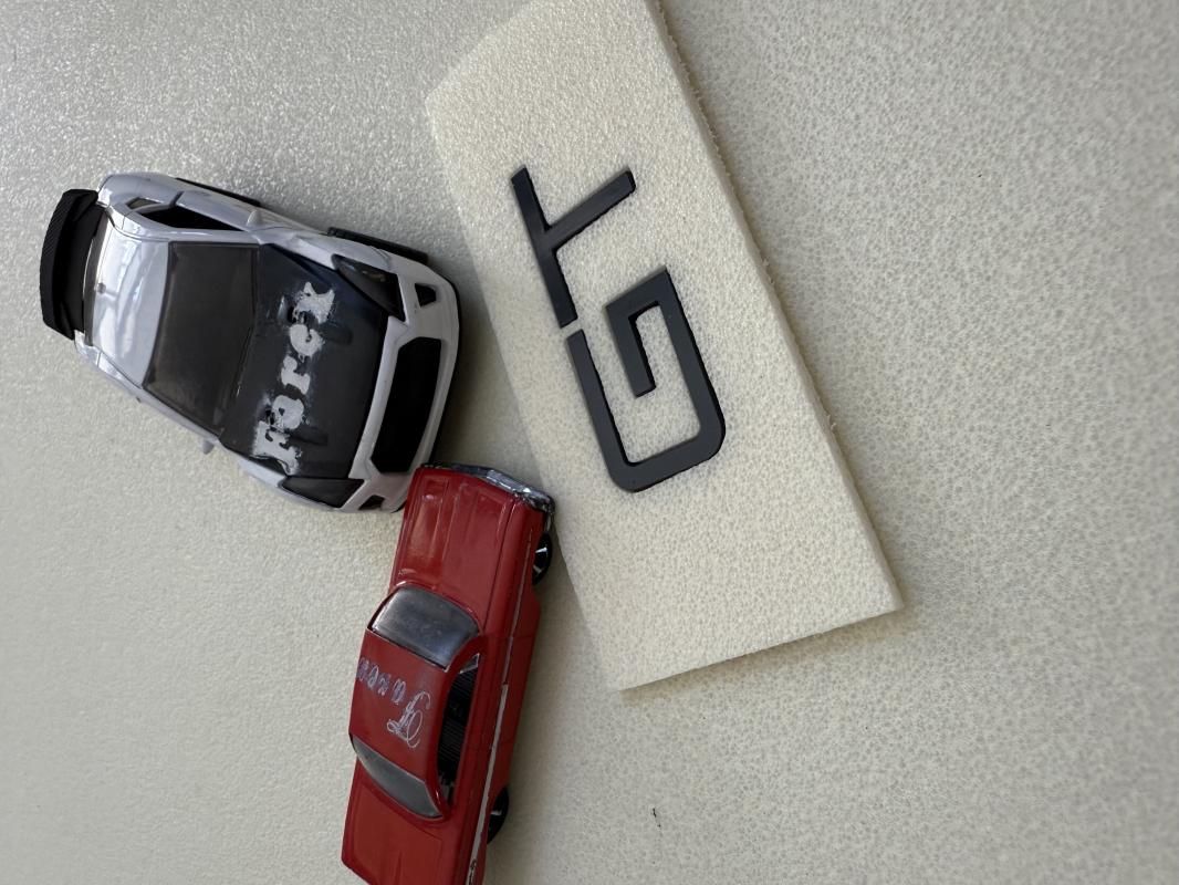 GT ( Peugeot ) Monogram Bagaj Yazısı 3M 3D ABS