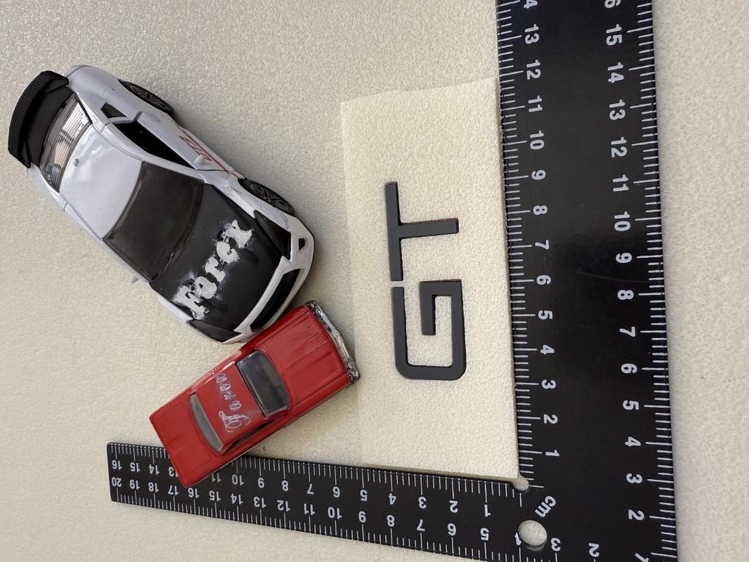 GT ( Peugeot ) Monogram Bagaj Yazısı 3M 3D ABS