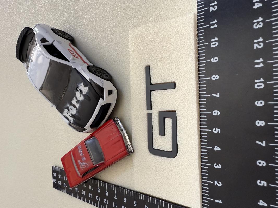 GT ( Peugeot ) Monogram Bagaj Yazısı 3M 3D ABS
