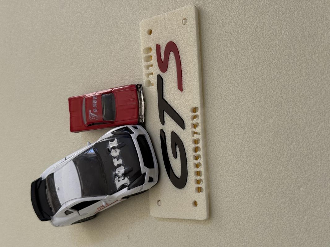 GTS ( Porsche ) Piano Black Bagaj Yazısı 3M 3D ABS