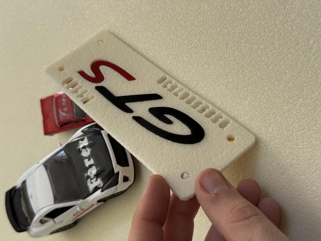 GTS ( Porsche ) Piano Black Bagaj Yazısı 3M 3D ABS