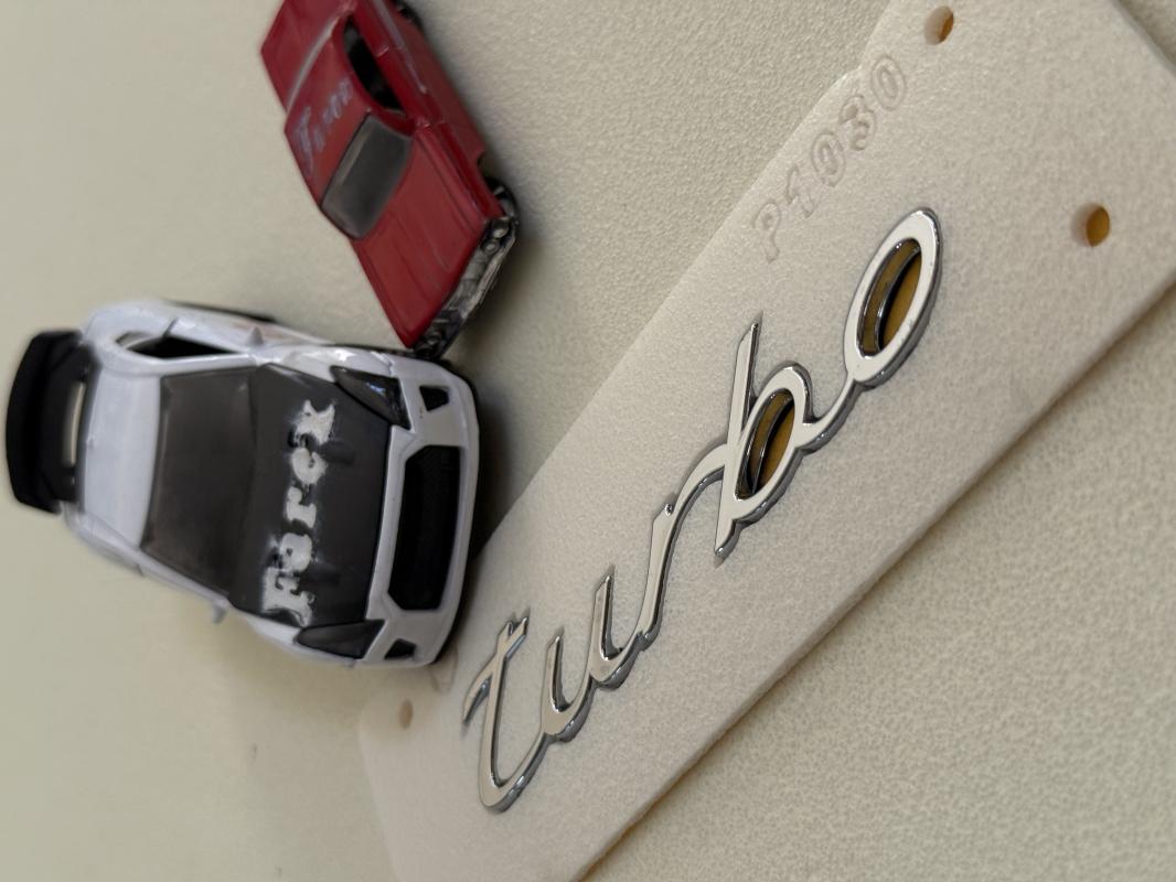 Turbo ( Porsche ) Krom Bagaj Yazısı Küçük Boy 3M 3D ABS