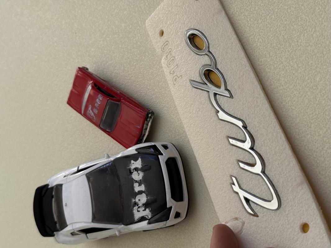 Turbo ( Porsche ) Krom Bagaj Yazısı Küçük Boy 3M 3D ABS