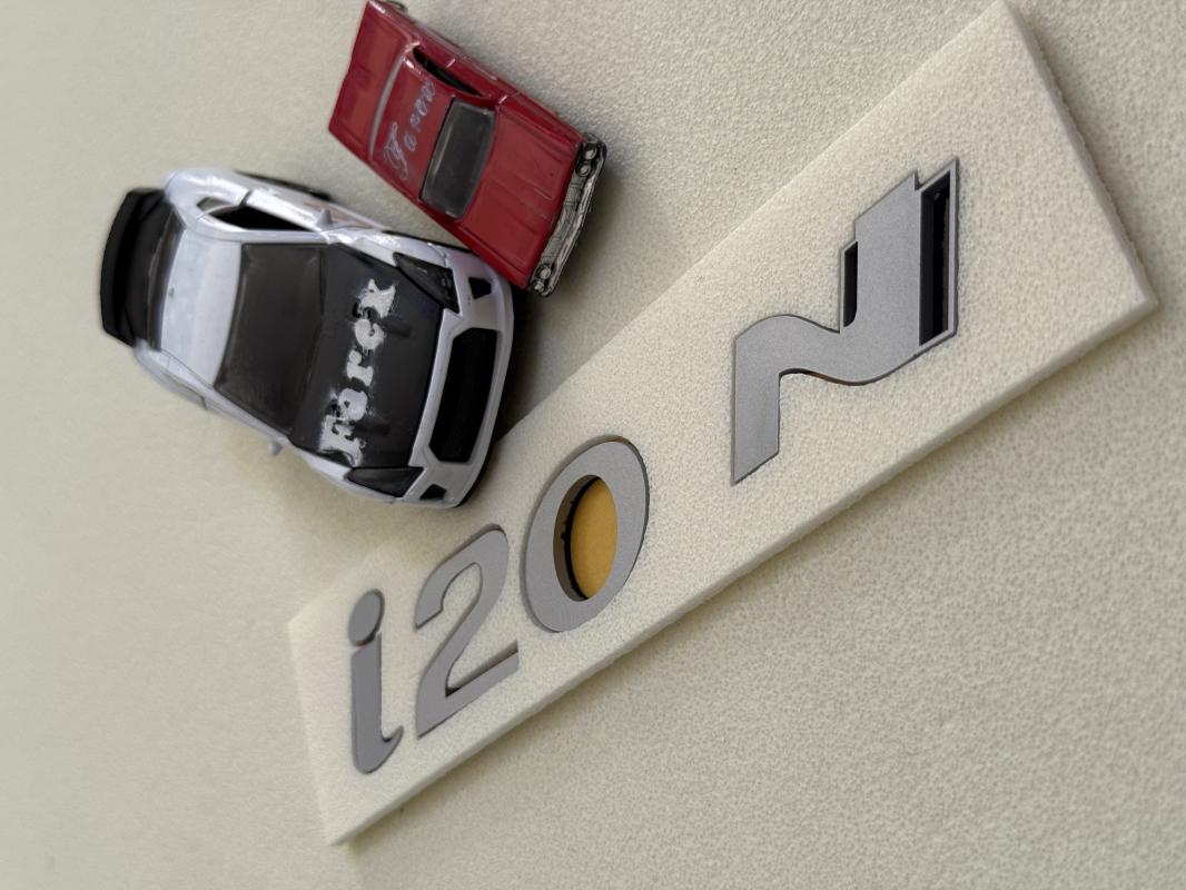 i20 N Gri Yeni Nesil Bagaj Yazısı 3M 3D ABS