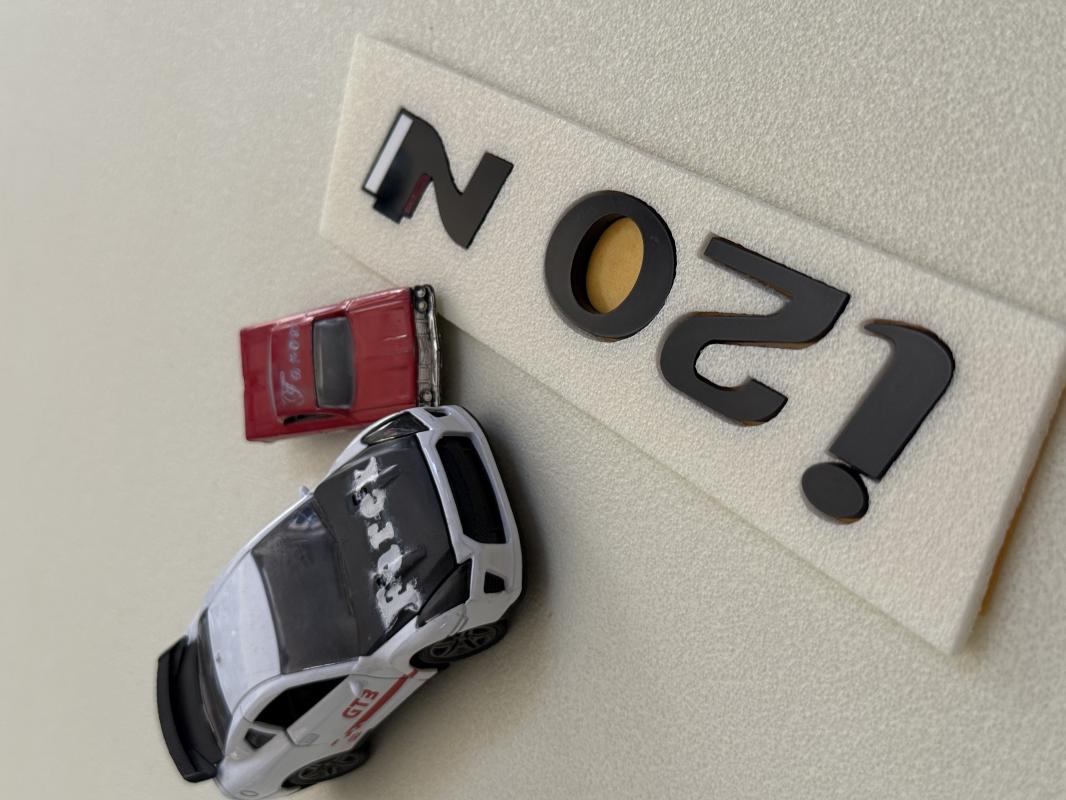 i20 N Piano Black Yeni Nesil Bagaj Yazısı 3M 3D ABS