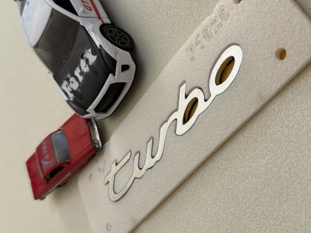 Turbo ( Porsche ) Krom Bagaj Yazısı 3M 3D ABS