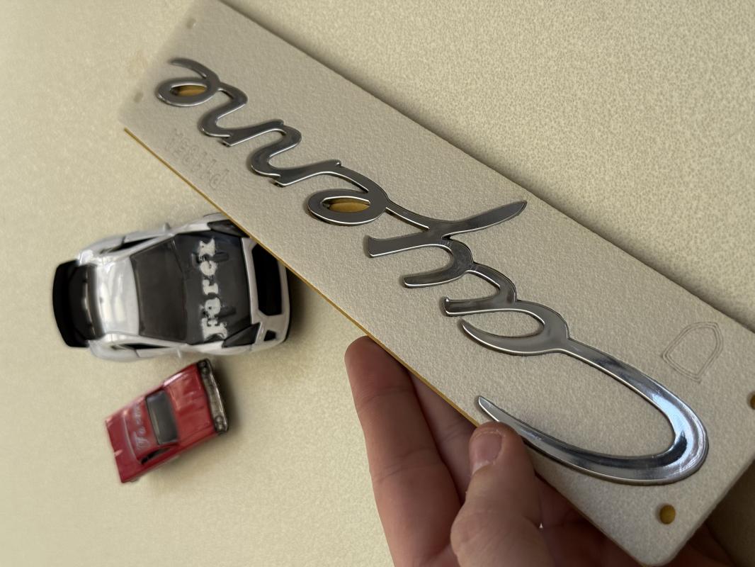 Porsche Cayenne Krom Büyük Boy Bagaj Yazısı 3M 3D ABS