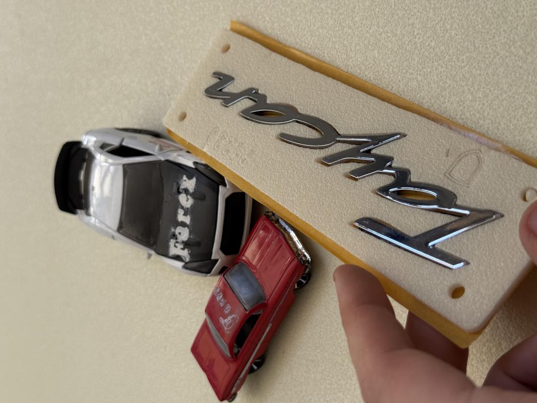 Porsche Taycan Krom Bagaj Yazısı 3M 3D ABS