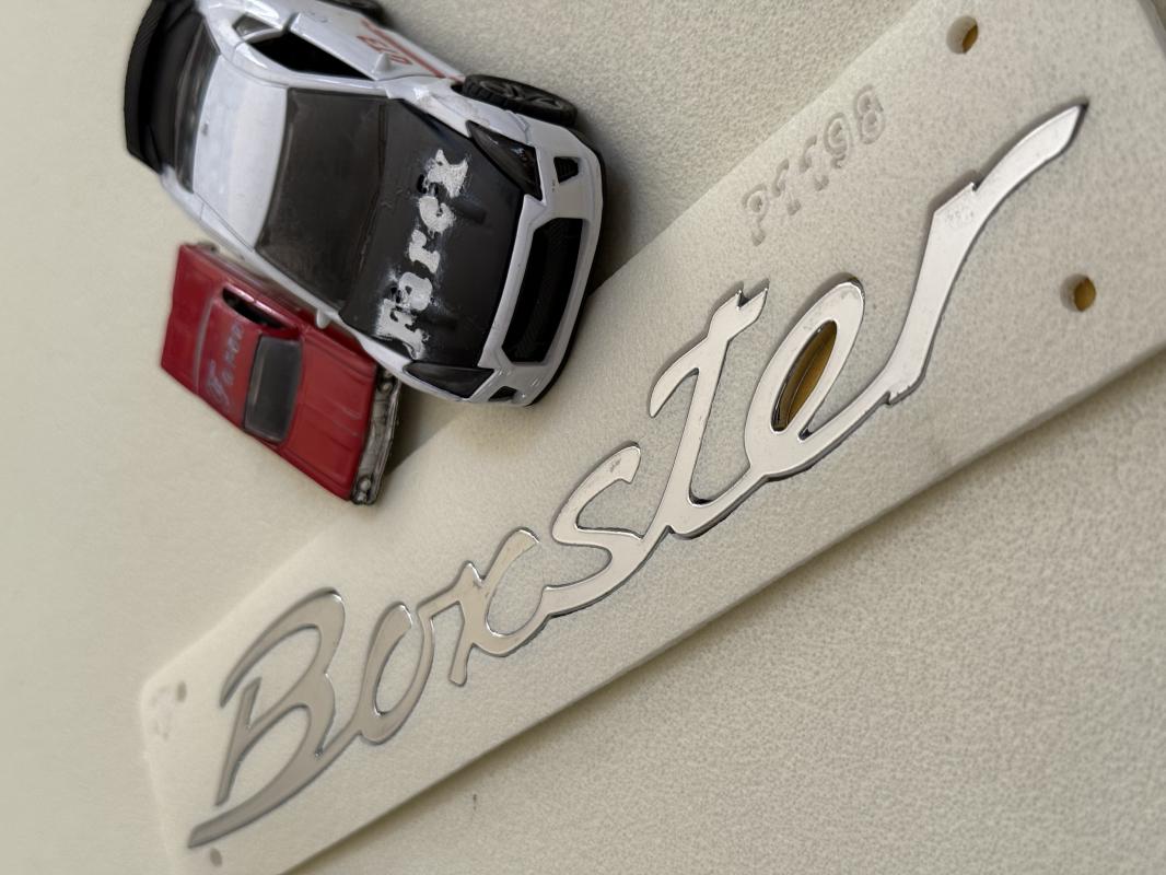 Porsche Boxster Krom Bagaj Yazısı 3M 3D ABS