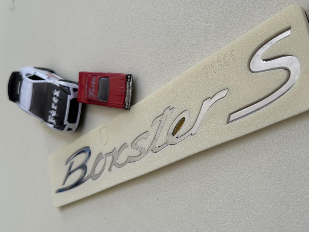 Porsche Boxster S Krom Bagaj Yazısı 3M 3D ABS