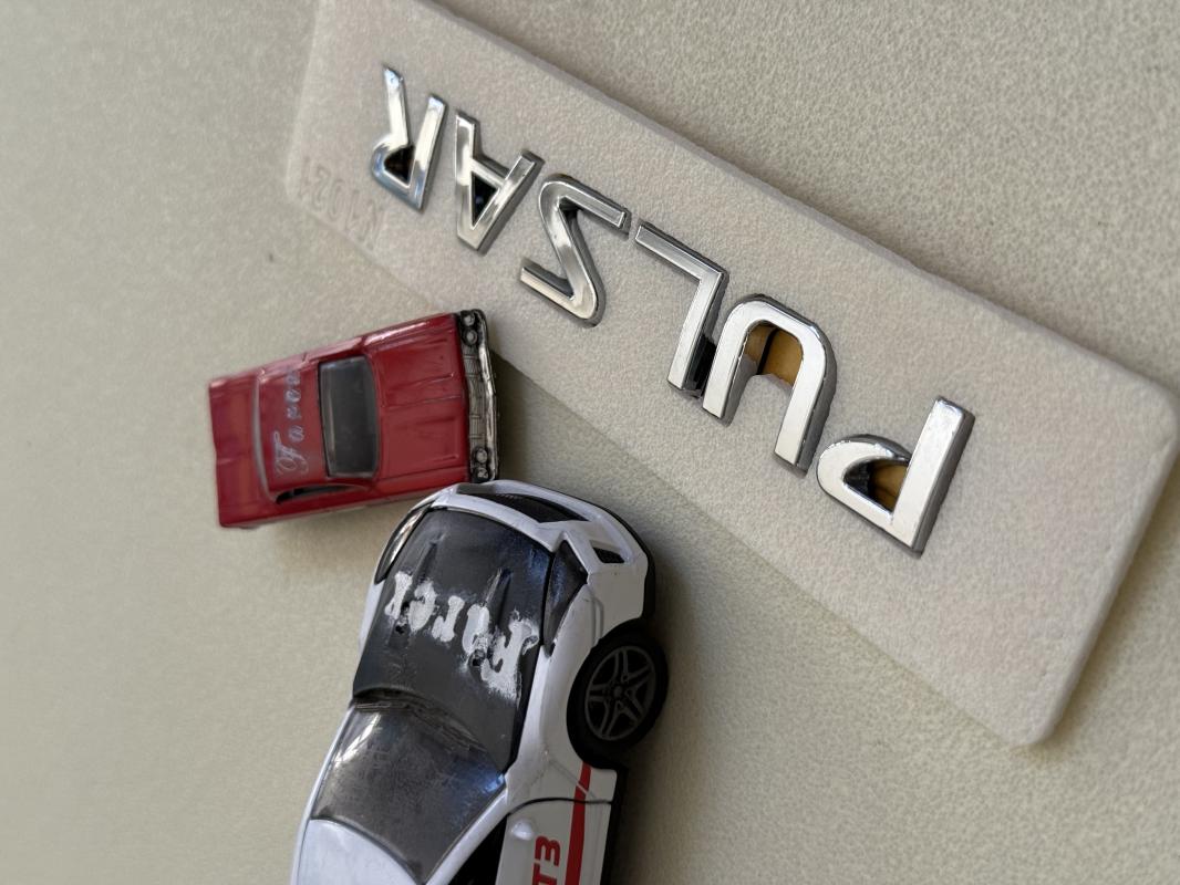 Nissan Pulsar Krom Bagaj Yazısı 3M 3D ABS