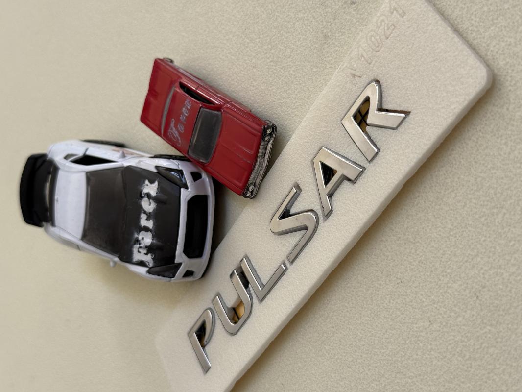 Nissan Pulsar Krom Bagaj Yazısı 3M 3D ABS