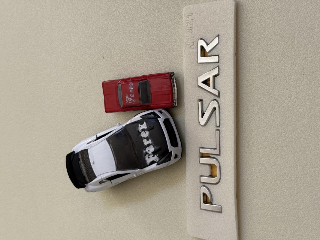 Nissan Pulsar Krom Bagaj Yazısı 3M 3D ABS