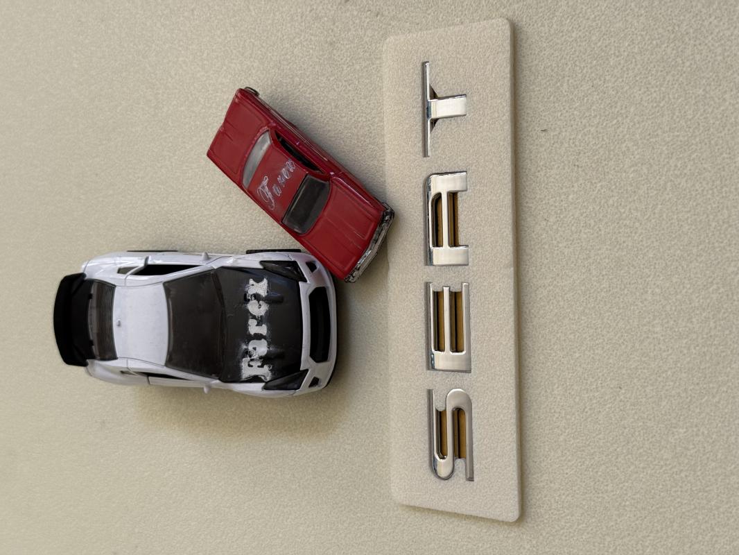 Seat Krom Bagaj Yazısı 3M 3D ABS