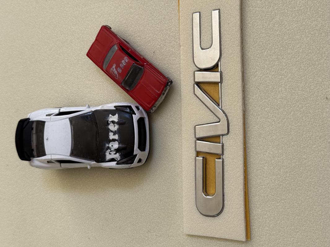 Civic Krom Bagaj Yazısı 3M 3D ABS