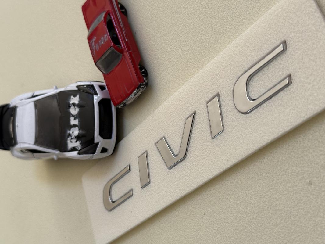 Civic Krom Bagaj Yazısı 3M 3D ABS