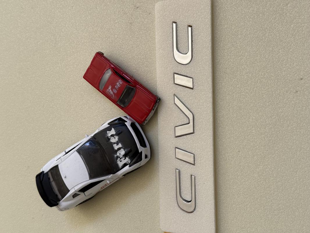 Civic Krom Bagaj Yazısı 3M 3D ABS