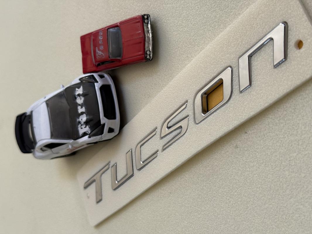 Tucson Krom Bagaj Yazısı 3M 3D ABS