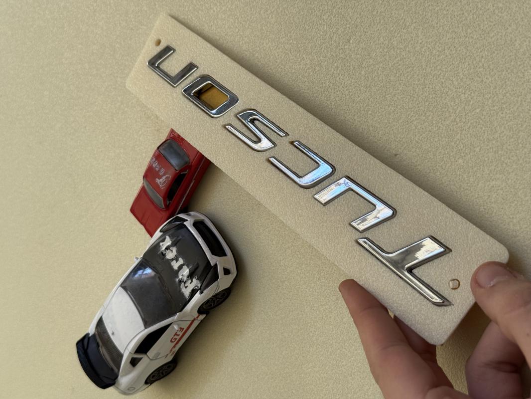 Tucson Krom Bagaj Yazısı 3M 3D ABS