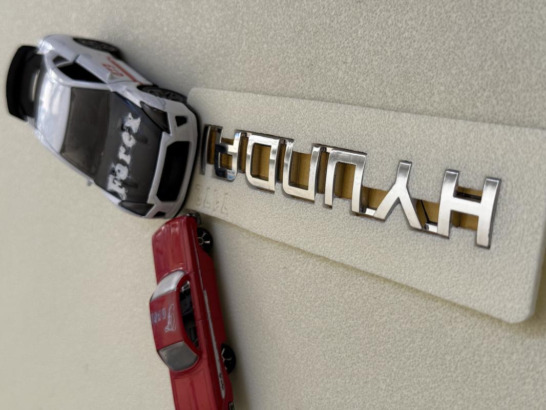 Hyundai Krom Bagaj Yazısı 3M 3D ABS 130x30 mm