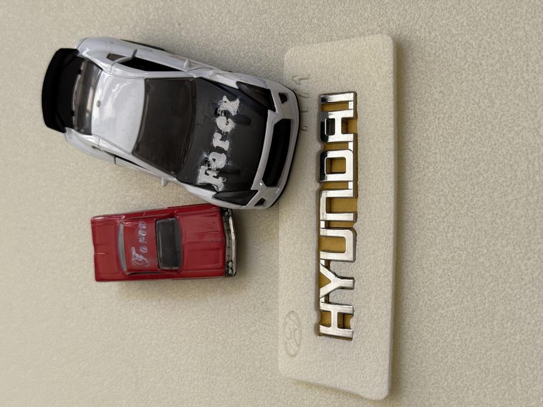 Hyundai Krom Bagaj Yazısı 3M 3D ABS 100x15 mm
