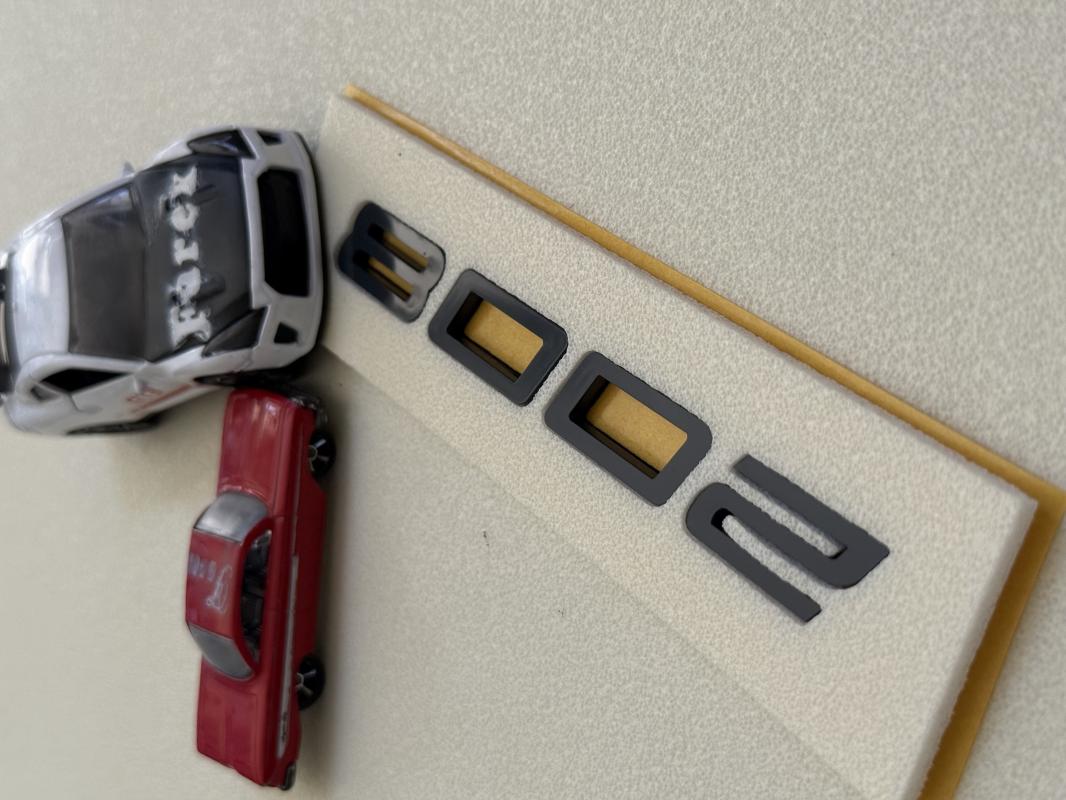 Peugeot 2008 Monogram Bagaj Yazısı 3M 3D ABS