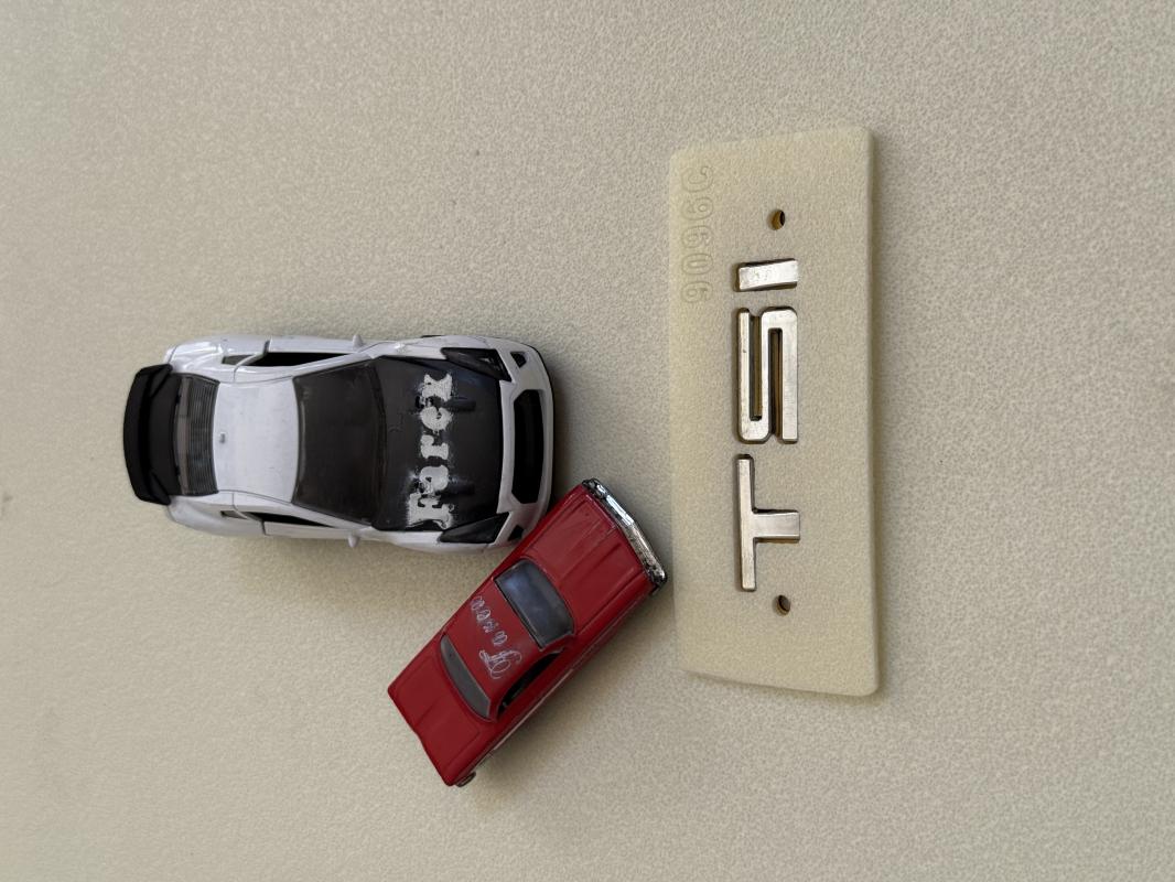 Seat TSI Krom Bagaj Yazısı 3M 3D ABS