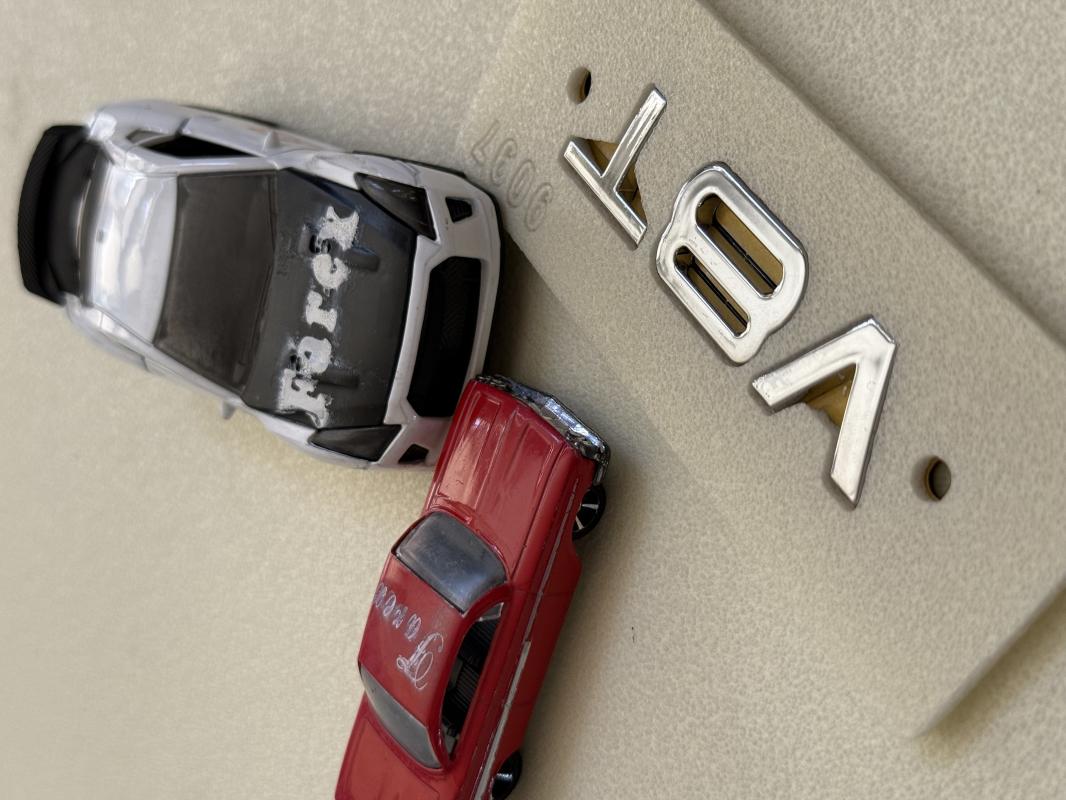 V8T Krom Bagaj Yazısı 3M 3D ABS