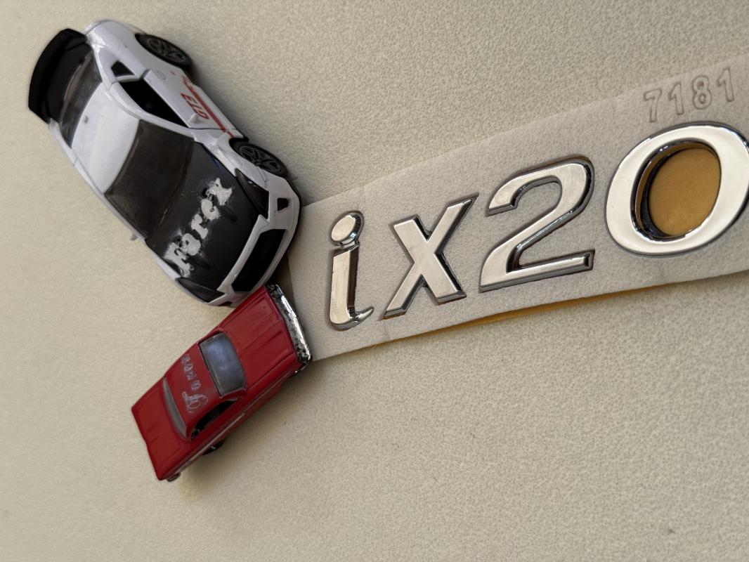 ix20 Krom Bagaj Yazısı 3M 3D ABS