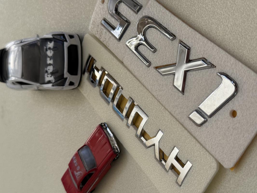 Hyundai ve ix35 Krom Bagaj Yazısı Seti 2’li 3M 3D ABS