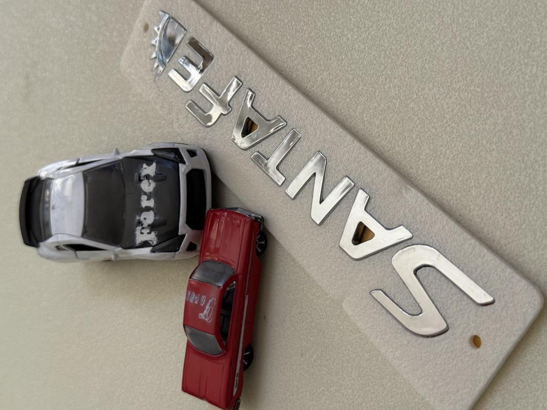 Hyundai SantaFe Krom Bagaj Yazısı 3M 3D ABS
