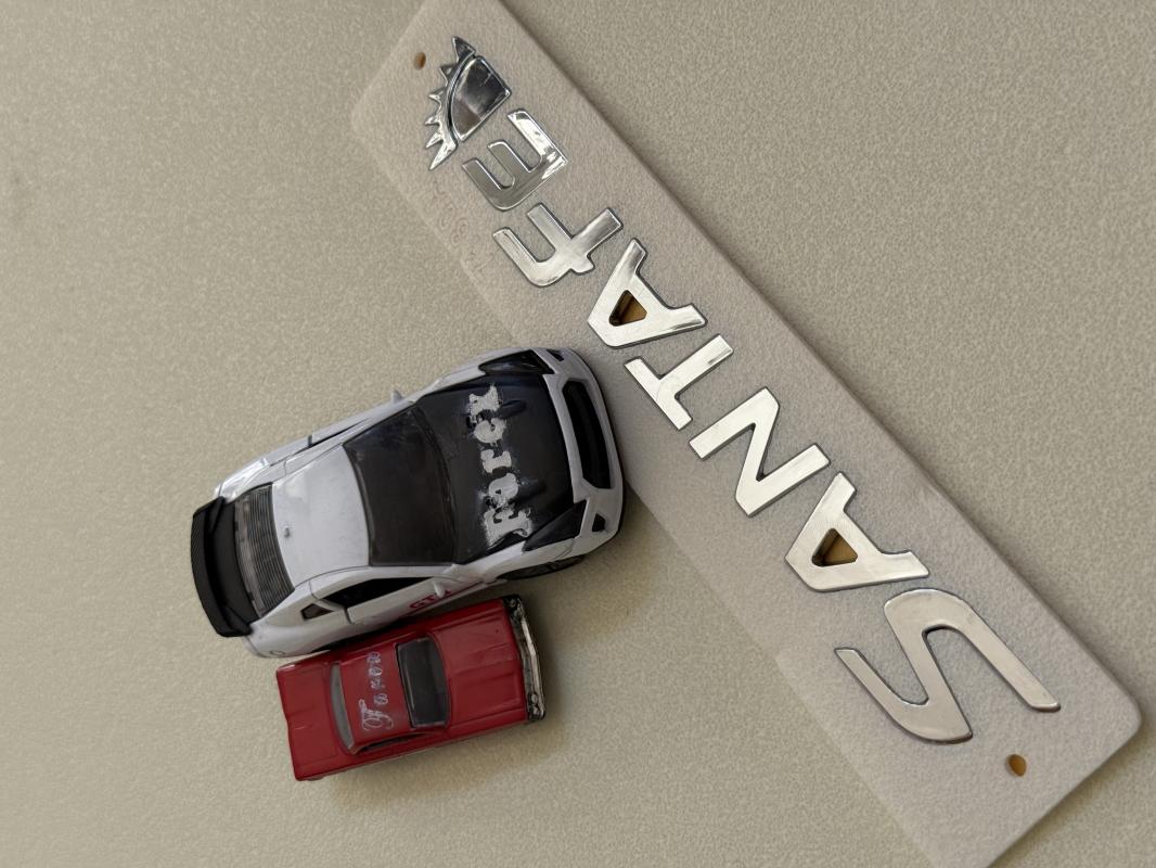 Hyundai SantaFe Krom Bagaj Yazısı 3M 3D ABS