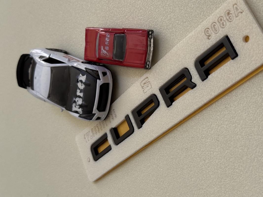 Cupra Piano Black Bagaj Yazısı 3M 3D ABS