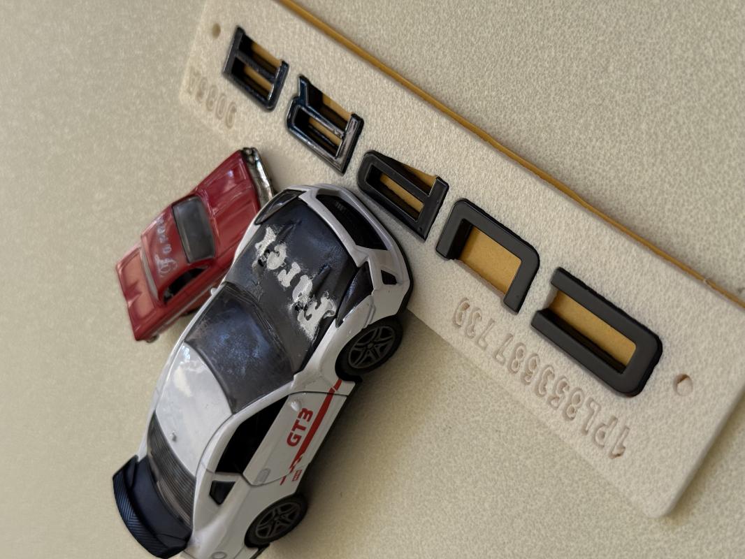 Cupra Piano Black Bagaj Yazısı 3M 3D ABS