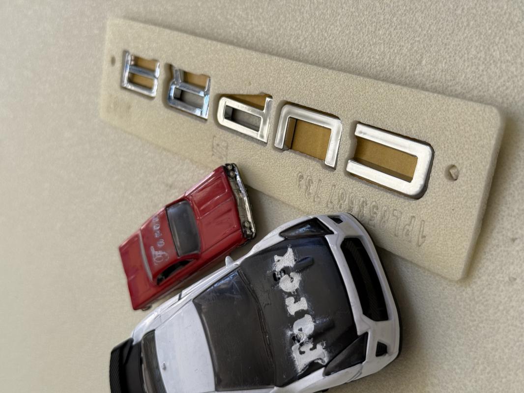Cupra Krom Bagaj Yazısı 3M 3D ABS