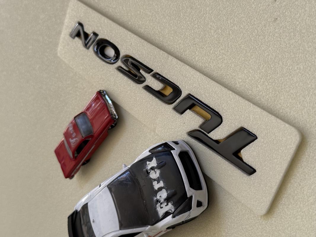Tucson Piano Black Bagaj Yazısı 3M 3D ABS