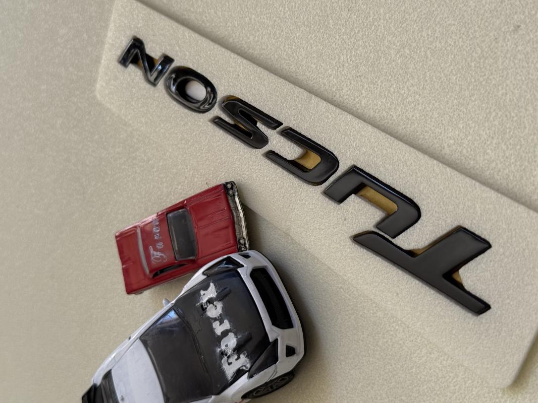 Tucson Piano Black Bagaj Yazısı 3M 3D ABS