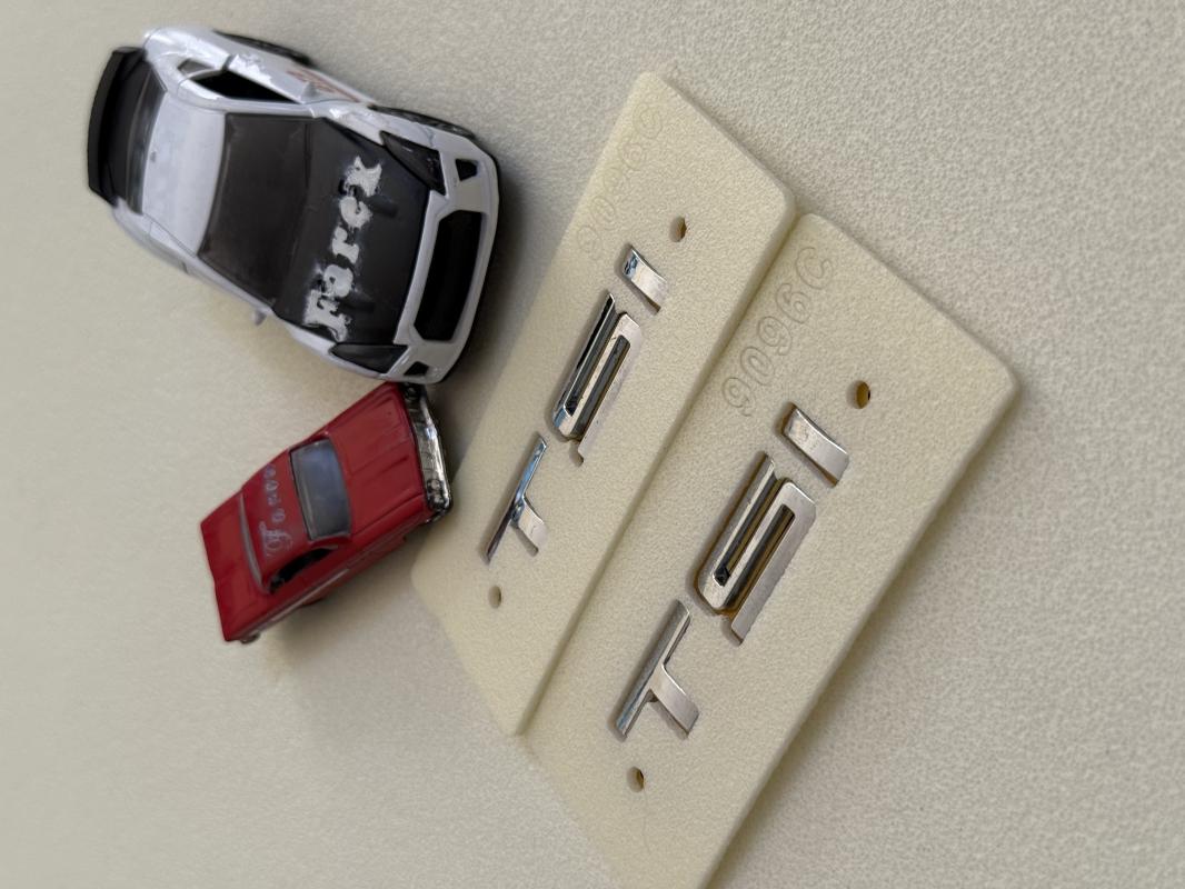 Seat TSI Krom Çamurluk Yazısı Seti 2’li 3M 3D ABS