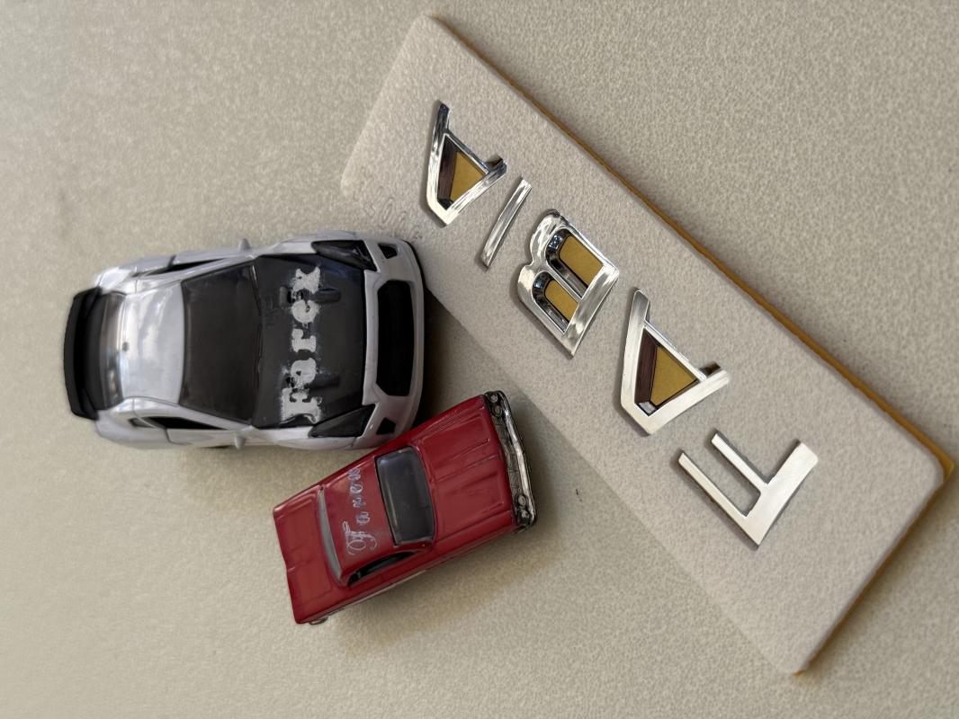 Fabia Krom Bagaj Yazısı 3M 3D ABS