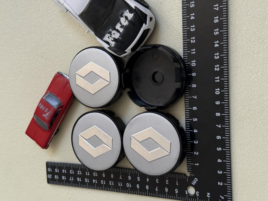 Renault Gri Jant Arması Seti 4’lü 3M 3D ABS