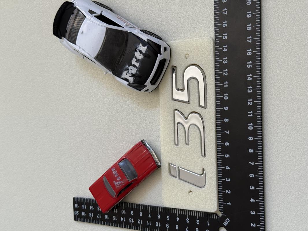 i35 Krom Bagaj Yazısı 3M 3D ABS