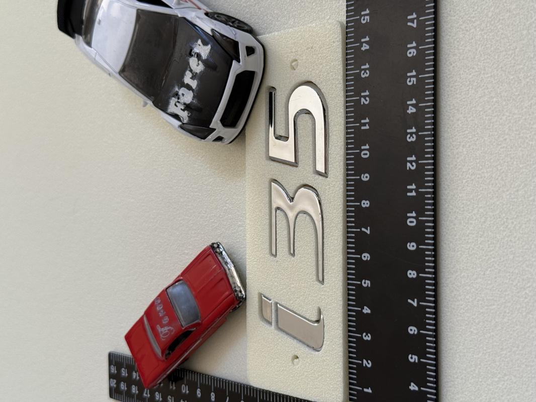 i35 Krom Bagaj Yazısı 3M 3D ABS