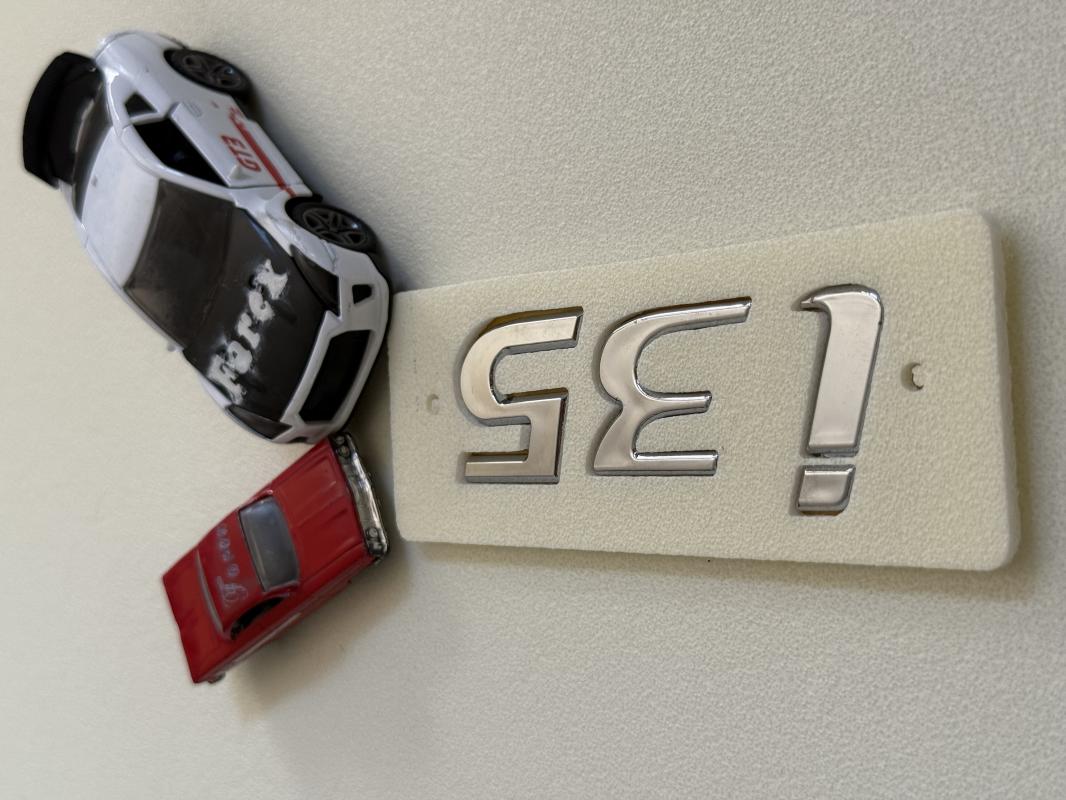 i35 Krom Bagaj Yazısı 3M 3D ABS