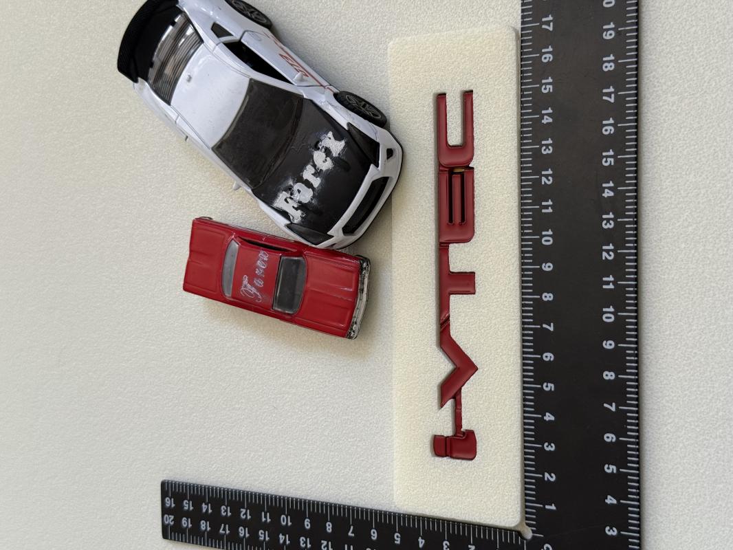 i-Vtec Kırmızı Bagaj Yazısı 3M 3D ABS