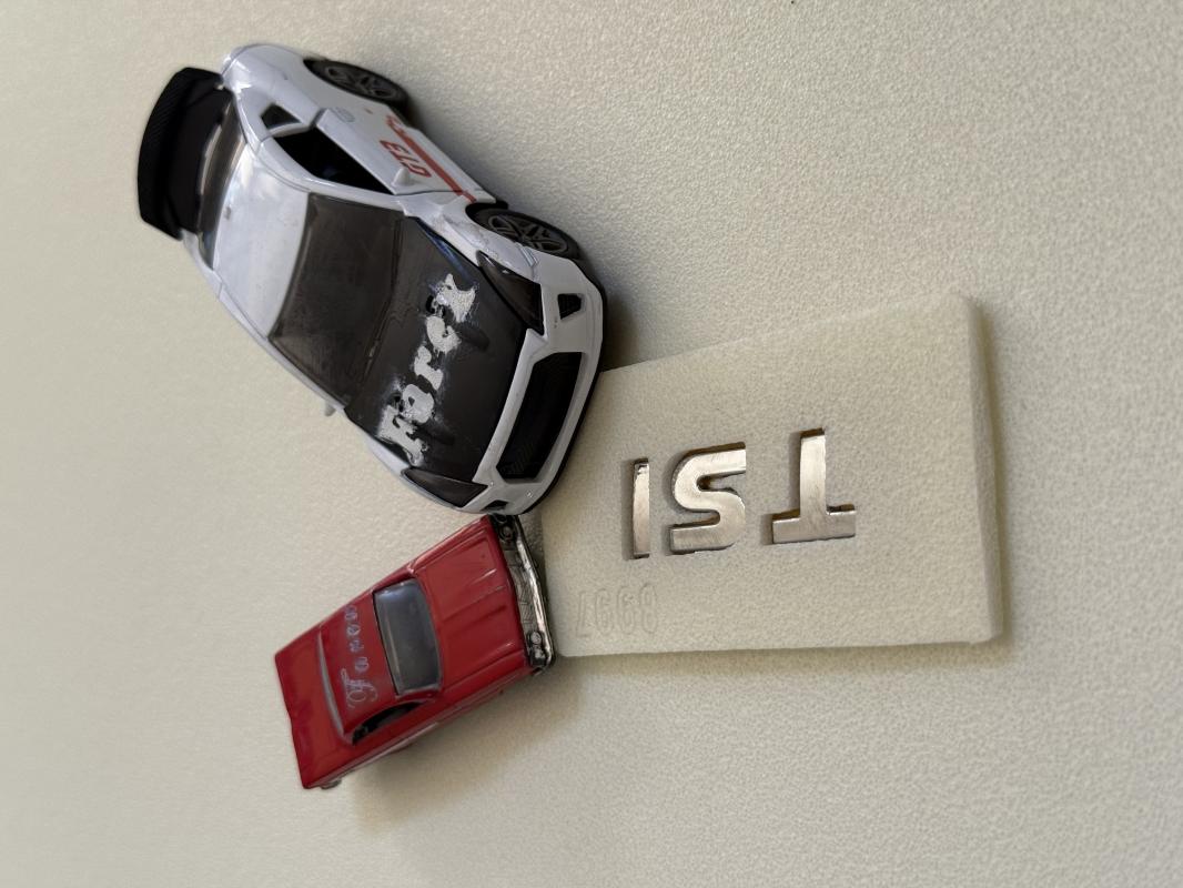 Volkswagen TSI Krom Bagaj Yazısı 3M 3D ABS